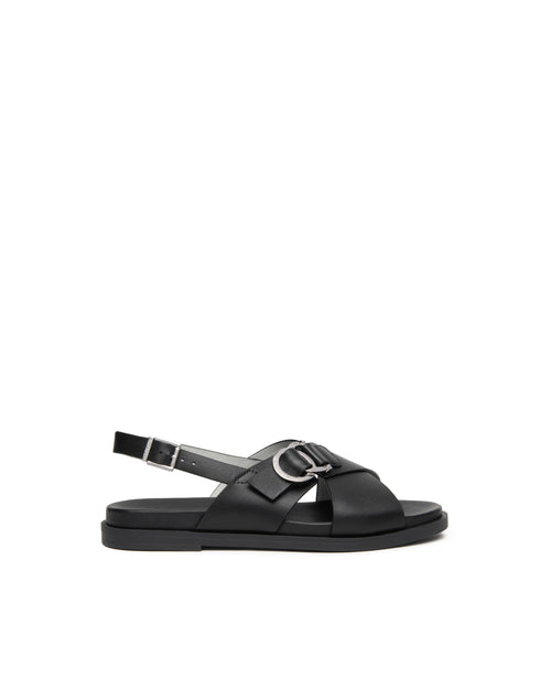 Nero Giardini sandali donna in pelle col.nero E615933D100