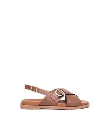 Nero Giardini sandali donna in pelle col. cuoio E615933D400