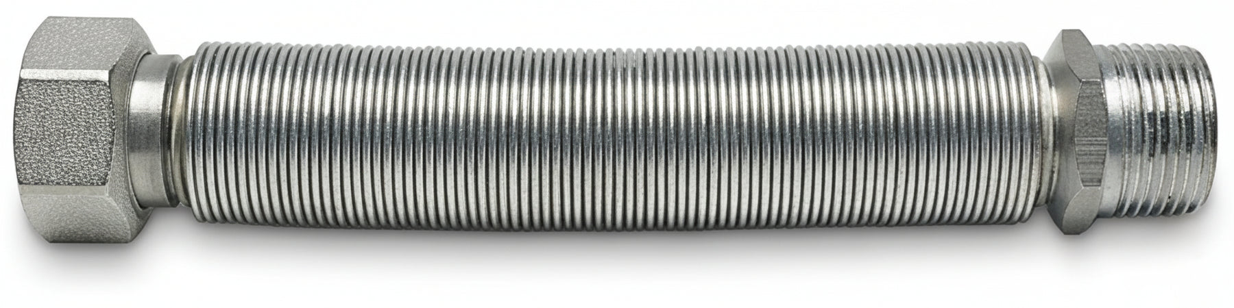 Flessibile MF 1/2 da 20 a 40cm circa allungabile in acciaio inox