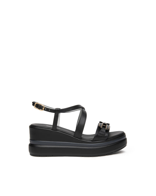 Nero Giardini sandali donna in pelle nero E615953D100