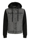 JACK AND JONES capispalla e giacche uomo jack and jones 12237815 jean grey denim da uomo