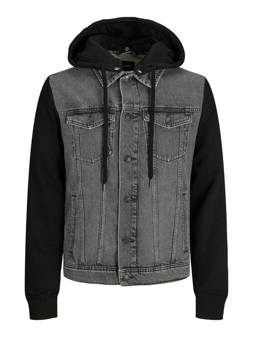 JACK AND JONES capispalla e giacche uomo jack and jones 12237815 jean grey denim da uomo