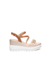 Nero Giardini sandali donna in pelle col. cipria E615962D614