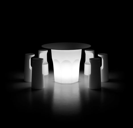 Vaso "Cubalibre" struttura in polietilene per esterno