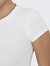 ONLY t-shirt donna only 15320229 elina white da donna