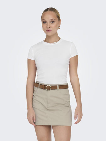 ONLY t-shirt donna only 15320229 elina white da donna