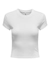 ONLY t-shirt donna only 15320229 elina white da donna
