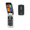 BRONDI CONTENDER (NERO) - TELEFONO CELLULARE PER ANZIANI - FOTOCAMERA