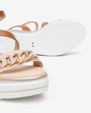 Nero Giardini sandali donna in pelle col. cipria E615962D614