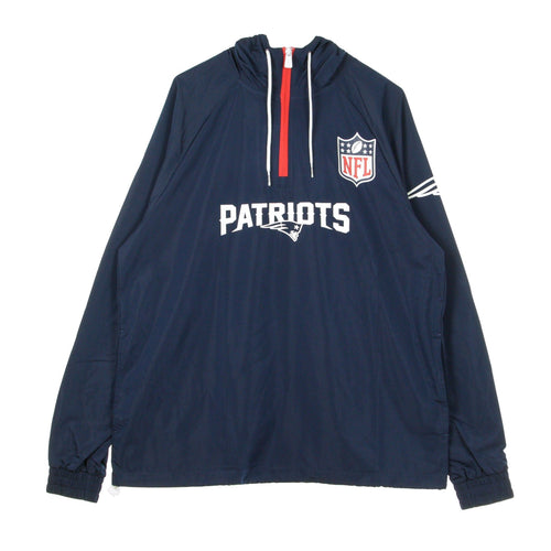 NEW ERA Giacca a Vento Infilabile Uomo Nfl 1/4 Zip Windbreaker Neepat Original Team Colors da uomo