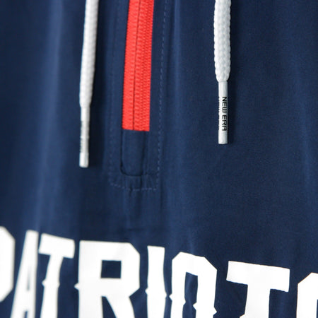 NEW ERA Giacca a Vento Infilabile Uomo Nfl 1/4 Zip Windbreaker Neepat Original Team Colors da uomo