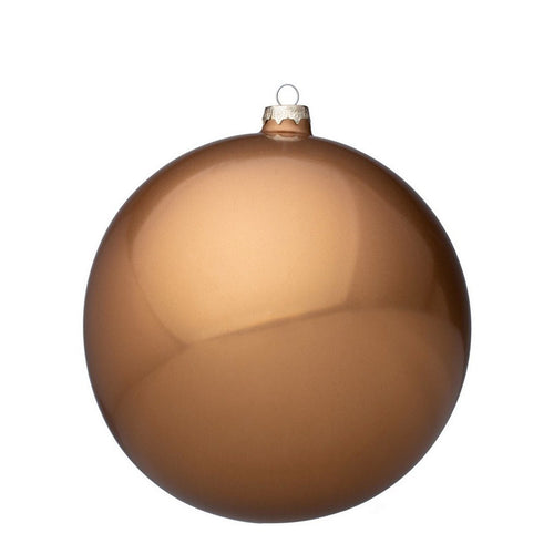 Pallina in vetro Oro Opaco tinta unita per albero di Natale moderno da Ø20 cm