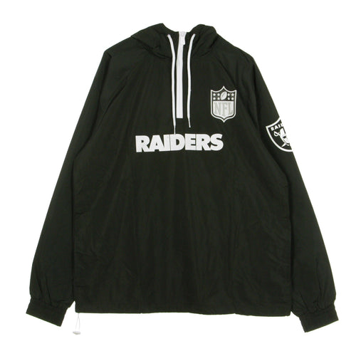 NEW ERA Giacca a Vento Infilabile Uomo Nfl 1/4 Zip Windbreaker Oakrai Original Team Colors da uomo
