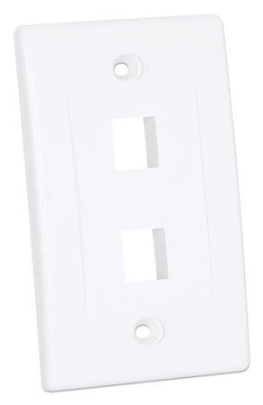 Placca Porta Frutti 2 Posti Mod.503 Bianco