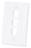 Placca Porta Frutti 3 Posti Mod.503 Bianco