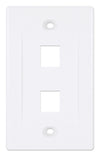 Placca Porta Frutti 2 Posti Mod.503 Bianco