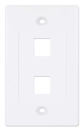 Placca Porta Frutti 2 Posti Mod.503 Bianco