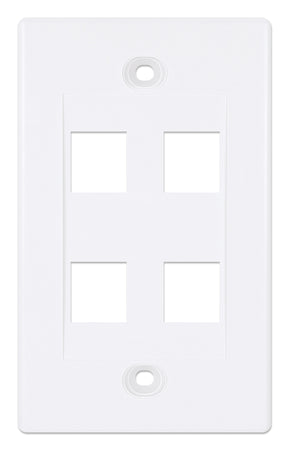 Placca Porta Frutti 4 Posti Mod.503 Bianco