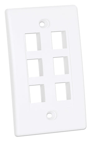 Placca Porta Frutti 6 Posti Mod.503 Bianco