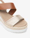 Nero Giardini sandali donna in pelle sand miele cognac E616010D418