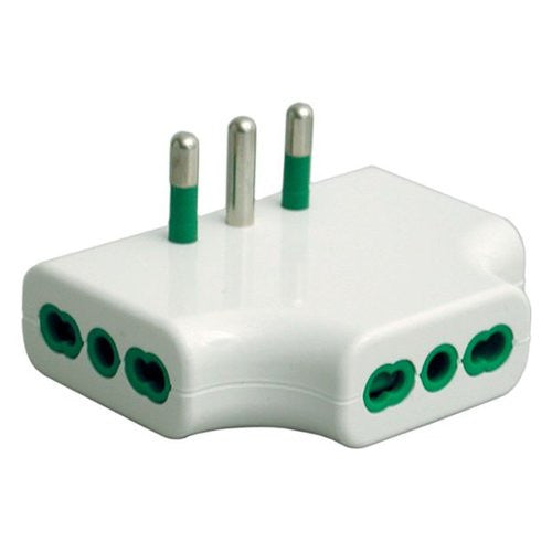 Adattatore elettrico Fanton 87220 Bianco e Verde