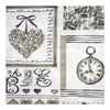 Tovaglia in rotolo Tavola & Co. P124005 Clocks