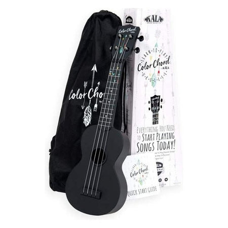 Ukulele Kala KALA LPT SCC Learn To Play Color Chord Nero satinato