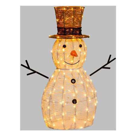 Pupazzo Neve 60 Led Lotti 63945 Bianco caldo
