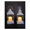 Lanterna Pre Qu' Italia D2764 Quadrata con Candela Led Bianco anticato