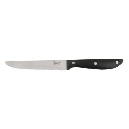 Coltello Salvinelli CTFBI BISTROT Manico rivettato Acciaio e Nero