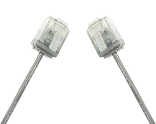 Cavo di rete Patch in Rame Ultra Slim Cat.6 Grigio UTP 1,5 m