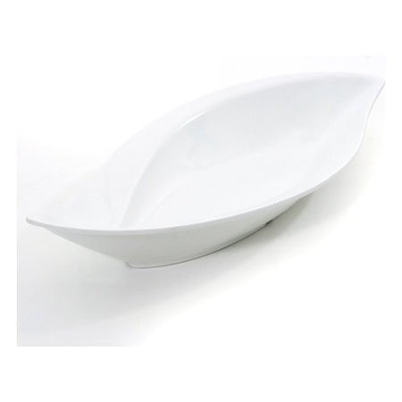 Piatto portata Ilsa E118517IV00 HANA EFAY Ciotola Foglia Bianco