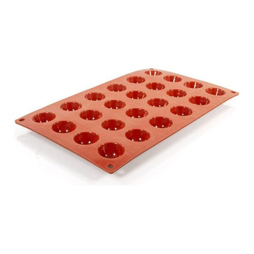 Stampo Pavoni Italia FR004 FORMAFLEX 24 Semisfere Rosso