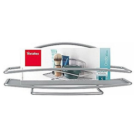 Cestello box doccia Metaltex 46 00 01 ONDA Rettangolare Silver