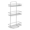 Cestello box doccia Metaltex 46 00 03 ONDA Rettangolare 3 piani Silver