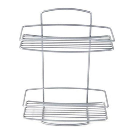 Cestello box doccia Metaltex 46 00 02 ONDA Rettangolare 2 piani Silver
