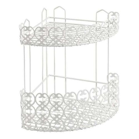 Cestello box doccia Metaltex 42 37 02 FLORENZ Angolare 2 piani Bianco