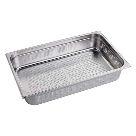 Bacinella alimenti Mod. 1/1 forata Ilsa 1711F150ICV GASTRONORM Acciaio