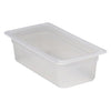 Bacinella alimenti Mod. 1/3 Cambro 34PP190 GASTRONORM Bianco traslucid
