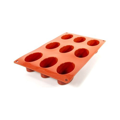 Stampo Pavoni Italia FR041 FORMAFLEX 9 Ovali Rosso