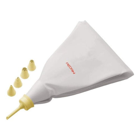 Sacco decoratore dolci Pedrini 04GD193 Con 5 beccucci Bianco