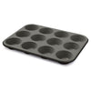 Stampo Guardini 09912HE HAPPY HOUR 12 Muffin Nero e Grigio