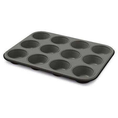Stampo Guardini 09912HE HAPPY HOUR 12 Muffin Nero e Grigio