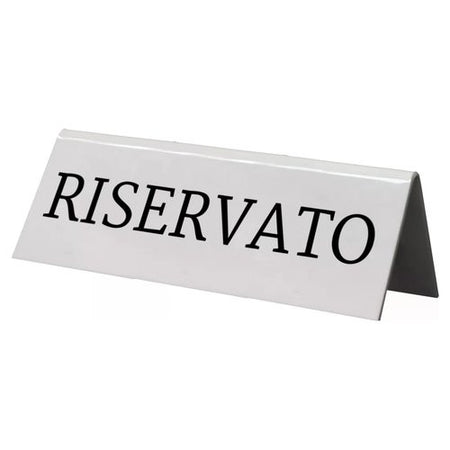 Segnaposto Vermes TN RES IT WT SECURIT Tavolo Riservato 5 pz Bianco