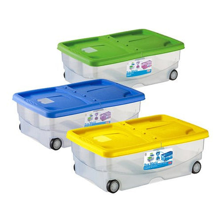 Contenitore salvaspazio Stefanplast 13082 STEFANOBOX Mario con ruote A