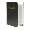 Porta menù Vermes MC BRA4 BL SECURIT A4 Basic Nero