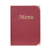 Porta menù Vermes MC BRA5 WR SECURIT A5 Basic Bordeaux
