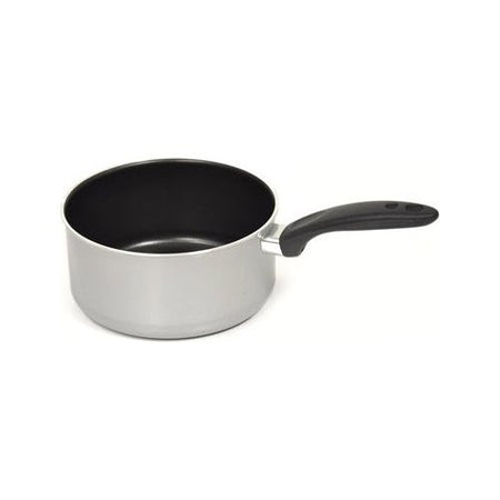 Casseruola Piardinox FIRC1825GR01 FIREWORKS Manico lungo Grigio e Nero