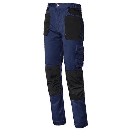 Pantaloni lavoro Issaline 8730B 040 M STRETCH LINE Blu e Nero
