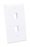 Placca Porta Frutti 2 Posti Mod.503 Bianco